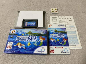 (GBA)「Adventure of Tokyo Disney SEA (アドベンチャー オブ 東京ディズニーシー)」(箱・説明書・はがき 付/A-4345)