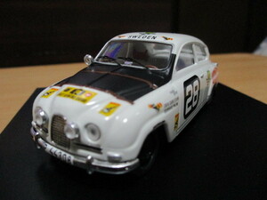  Trofeu 1/43 [ Saab 96 ] #28 white Eric * "Carlson" 1964y no. 2 times Africa n Safari * postage 400 jpy ( letter pack post service shipping )