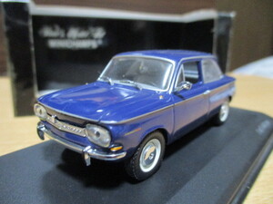 ミニチャンプス 1/43 「 NSU 1000L 」 1964ｙ ダークブルー ・送料 400円 （レターパック発送）