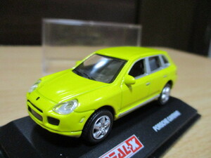  real X 1/72 [ Porsche Cayenne ] yellow * postage 220 jpy with translation 