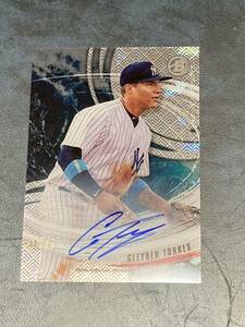 2018Bowman High Tek Gleyber Torres Tides of Youth AUTO/75