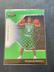 2005-06Topps Finest Gerald Green RC Green X-Fractor/30