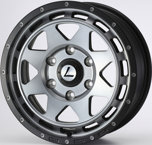 ハイエース TAW LEOWING XR 16x6.5 +38 6-139.7 ブラッククリア/ブラックリム グッドイヤー ナスカー 215/65R16 200系