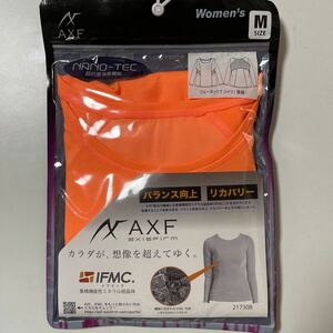 AXF axisfirm женский вырез лодочкой футболка длинный рукав размер M orange 