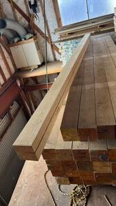 木材　プレーナー 建築構造材 梁 桁 柱 リフォーム 木材　長さ約330cm