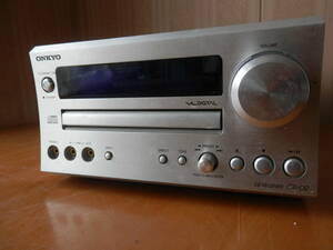 ONKYO Onkyo /CD receiver /FM tuner amplifier CR-D2/ silver *0223