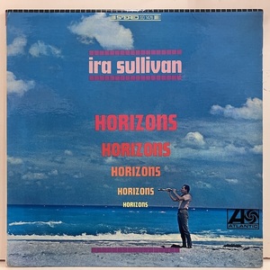 ●即決LP Ira Sullivan / Horizons j35841 米盤、枠黒ファン青緑Stereo アイラ・サリヴァン