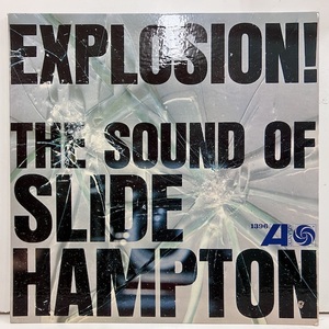 ●即決LP Slide Hampton / Explosion j35843 米盤、黒ファン赤紫 AT刻印。Mono スライド・ハンプトン