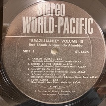 ●即決LP Bud Shank Laurindo Almeida / Brazilliance Vol3 j35888 米62年プレス、Stereo バド・シャンク_画像3