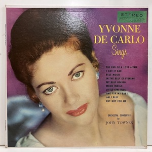 ●即決VOCAL LP Yvonne De Carlo / Sings jv4064 米オリジナル、Dg Stereo イヴォンヌ・デ・カーロ