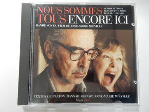 美品 サントラCD「NOUS SOMMES TOUS ENCORE ICI 私たちはみんなまだここにいる」アンヌマリーミエヴィル/ジャンリュック・ゴダール/輸入盤 