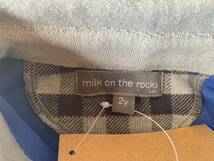 新品milk on the rocks　ポロシャツタグ付未使用新品2Y_画像6