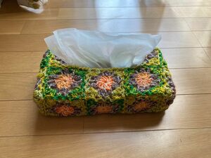 ティッシュボックスカバー ハンドメイド ティッシュカバー