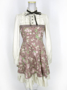 Victorian maiden antique rose doll dress / Victoria n Maiden One-piece [B52281]