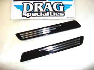 Drag Specialties ～2013 Ball-Milled サドルバックラッチインサート・ブラック　3501-0761　ハーレー