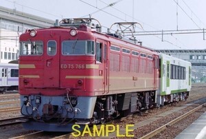 ☆90～00年代鉄道12jpgCD[ED75+キハ100形配給、ホキ工臨、会津若松運輸区構内、ED75貨物(東北本線八戸駅)]☆