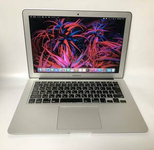 驚速起動 Apple MacBook Air A1466 Mid2013 Corei5 1.3GHz BigSur11.7 メモリ4GB SSD128GB 13.3インチ 無線 BT カメラ AC付属 B142