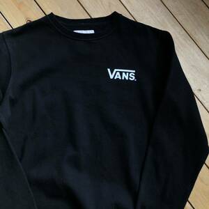 USA古着 VANS バンズ スウェット メンズ Mサイズ ストリート カジュアル ビックロゴ スケート スケボー トレーナー アメリカ S0627