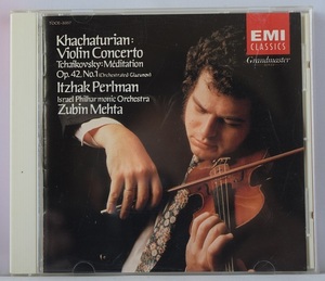 ハチャトリアン　ヴァイオリン協奏曲　パールマン(Vn)　メータ指揮イスラエル・フィル