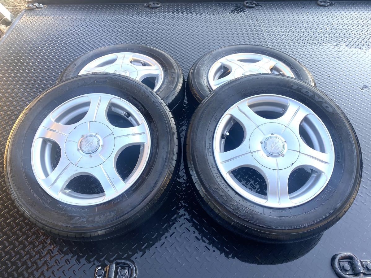 旧車用 ピッチ114.3 軽自動車用 マグロード社製 アルミホイール タイヤ