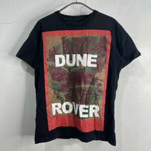 送料無料☆White Mountaineering☆ホワイトマウンテニアリング☆DUNE ROVER LIZARDプリントTシャツ☆半袖☆ブラック☆XS☆B23