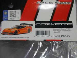 未使用未開封品品 プロトフォーム 1563-25 Chevrolet Corvetta ZR1 1/10RC ボディ(190mm)