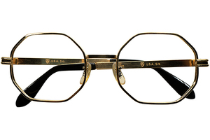 初入荷の鬼GEEKタート製メタルオクタゴン1960-70sデッドUSA製 オリジナル TART OPTICAL タートオプティカル GOLD METAL OCTAGON size48/20