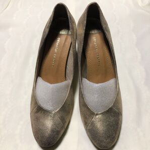 *美品*ゴールドラメパンプス 38サイズ