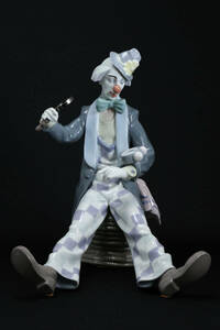 ■稀少■絶版品■ LLADRO リヤドロ【ピエロ】5762 CHECKING THE TIME