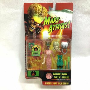 箱汚れあり 未開封 MARS ATTACKS! マーズ・アタック！ MARTIAN SPY GIRL WITH FIRING スパイガール 1996 Warner Bros.