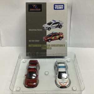 【開封品】 トミカ リミテッド 三菱 ランサーエボリューションX 2MODELS 「MALAYSIA POLICE」「UK FIRE CHIEF」 TOMICA LANCER EVOLUTION X