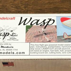 【エンジン動力機】Easy Built社製Original Modelcraft Wasp（翼長：60”＝1524ｍｍ）・・・残り1