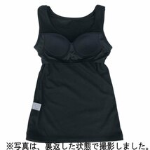 フィットブラトップ モールドカップ付き ブラックM タンクトップ 裏起毛 ブラトップ ブラキャミ カップ付きタンクトップ あったかインナー_画像5