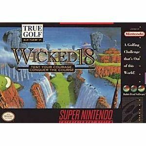 ★送料無料★北米版 スーパーファミコン Wicked 18 Golf SNES ゴルフ