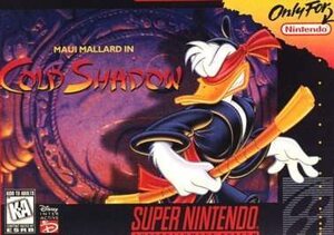 ★送料無料★北米版 スーパーファミコン SNES Maui Mallard Cold Shadow ドナルドダック マウイマラード