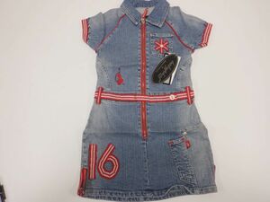 Babyphat ベイビーファット デニム ワンピース 服 トップス ファッション キッズ サイズ5/6 MEDIUM Mサイズ