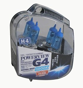 PowerView G4 natural white PV08151 130/120W Class. brightness commodity electric power 60/55W vehicle inspection correspondence light halogen valve(bulb) 