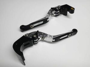 motorfairing CBR600RR 1000RR レバー 調整 可倒式 ブラック