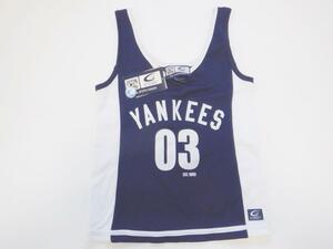 G-III SPORTS CarlBanks yankees ヤンキース ベースボール チアユニフォーム タンクトップ Lサイズ