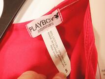 福袋 PLAY BOY プレイボーイ レディース 下着 レッド 赤 Tバックパンツ ショーツ キャミソール 2点セット Sサイズ_画像4