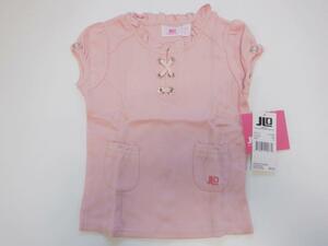 JenniferLopez ジェニファーロペス JLO 服 ピンク フレンチスリーブトップス 女の子 サイズ4T 95～105cm