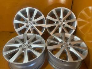 【AA299】ホイール4本*MAZDA17×7JJ 5穴 PCD114.3 +55