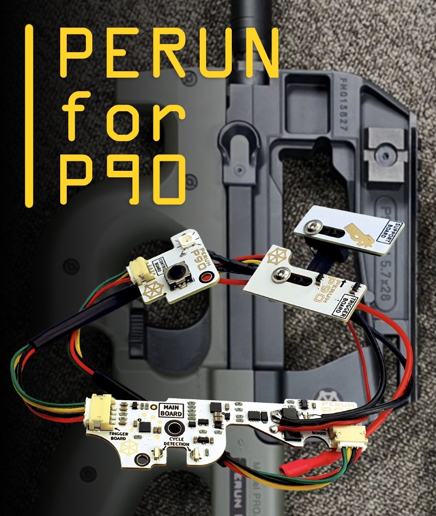 激安 【新品】PERUN P90 for P90 for ペルン 電子トリガー 電子