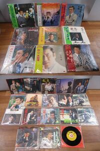 メ天知茂 レコード 約27点セット◆直筆サイン多数 LP EP シングル 男のポケット 歌心 恋酒 復讐のメロディー まとめ 大量♪H-B-40128