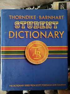 英英辞典　THORNDIKE BARNHART STUDENT DICTIONARY　辞書【管理番号G3CP本302⑧上】