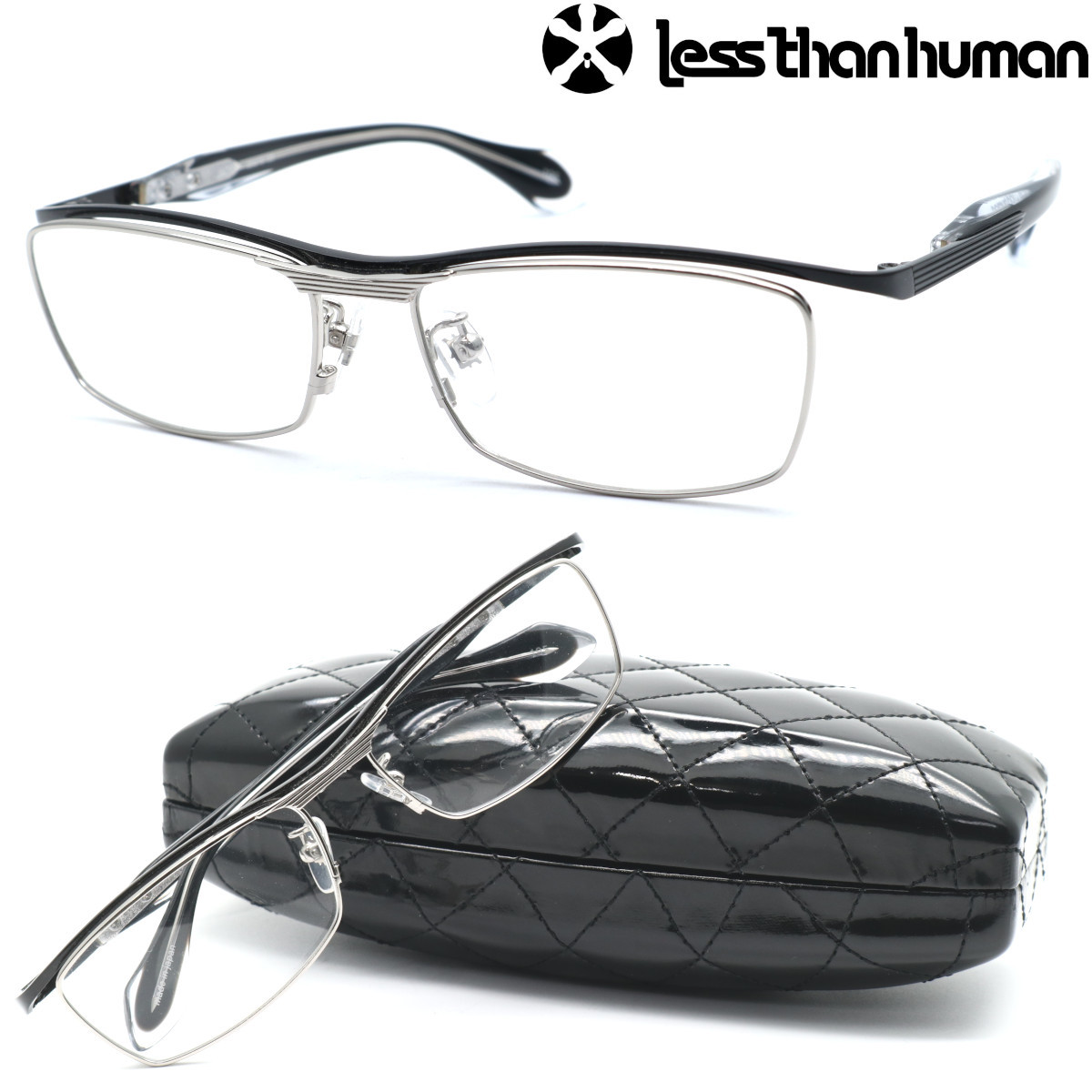 新品・日本製☆less than humanレスザンヒューマン メガネ INAZUMA col ...