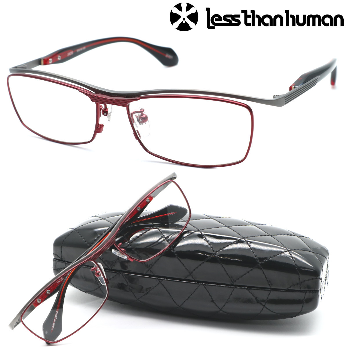 新品・日本製☆less than humanレスザンヒューマン メガネ INAZUMA col ...