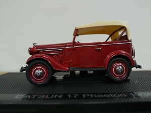 ■ EBBROエブロ『1/43 DATSUN 17 Phaeton 1938 レッド ダットサン フェートンモデルミニカー』希少モデル