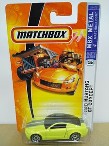 ■ MATCHBOXマッチボックス『MBX METAL FORD MUSTANG GT CONCEPT #16 フォード・マスタング・コンセプト ミニカー』