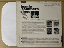 MONO盤 試聴 B面深溝 溌溂 ビッグバンド ジャズボーカル Joanie Sommers Let's Talk About Love LP ボーカルジャズ サバービア好きな方にも_画像2